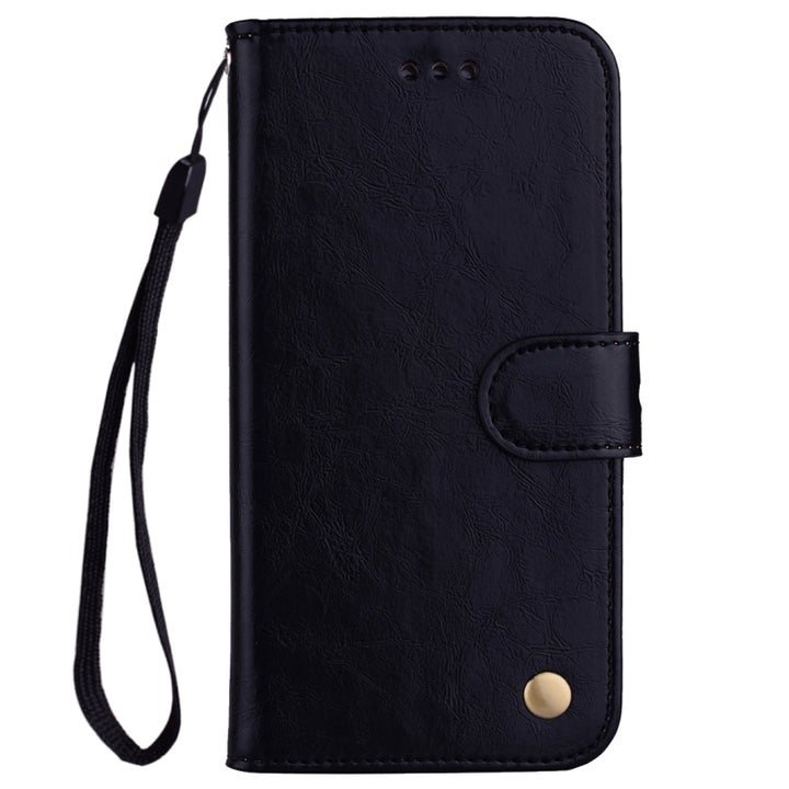 Business Style Oil Wax Texture Horizontal Flip Leather Case for Huawei Y6 (2018), with Holder & Card Slots & Wallet, For HuaweiY6 (2018), For Huawei Y6 (2018)