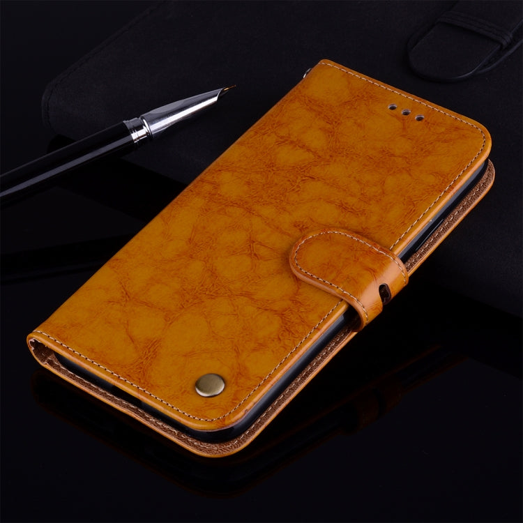 Business Style Oil Wax Texture Horizontal Flip Leather Case for Huawei Y6 (2018), with Holder & Card Slots & Wallet, For Huawei Y6 (2018), For HuaweiY6 (2018)