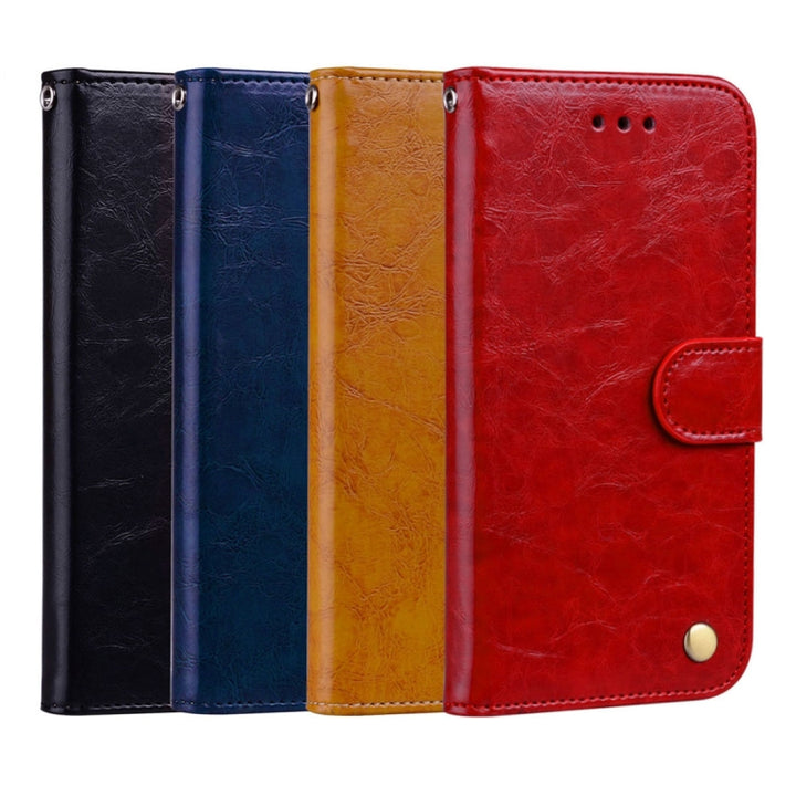 Business Style Oil Wax Texture Horizontal Flip Leather Case for Huawei Y6 (2018), with Holder & Card Slots & Wallet, For HuaweiY6 (2018), For Huawei Y6 (2018)