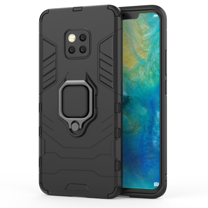 PC + TPU Shockproof Protective Case for Huawei Mate 20 Pro, with Magnetic Ring Holder, For Huawei Mate 20 Pro