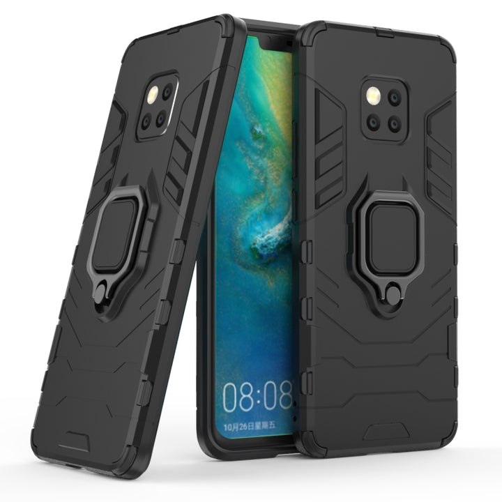 PC + TPU Shockproof Protective Case for Huawei Mate 20 Pro, with Magnetic Ring Holder, For Huawei Mate 20 Pro