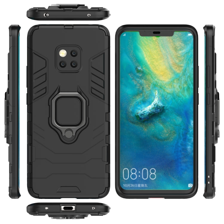 PC + TPU Shockproof Protective Case for Huawei Mate 20 Pro, with Magnetic Ring Holder, For Huawei Mate 20 Pro