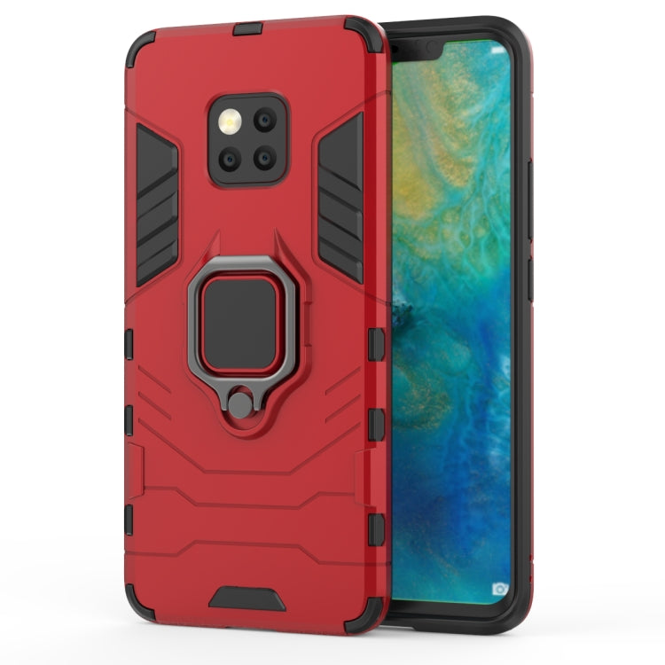 PC + TPU Shockproof Protective Case for Huawei Mate 20 Pro, with Magnetic Ring Holder, For Huawei Mate 20 Pro