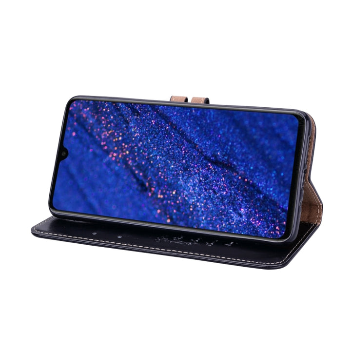 Business Style Oil Wax Texture Horizontal Flip Leather Case for Huawei Mate 20, with Holder & Card Slots & Wallet, For Huawei Mate 20