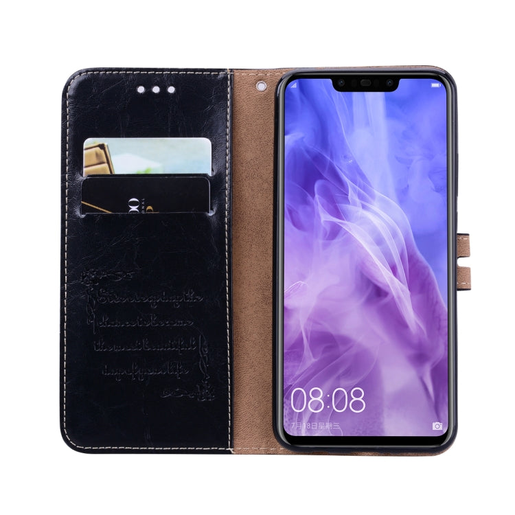 Business Style Oil Wax Texture Horizontal Flip Leather Case for Huawei Nova 3i & P smart Plus, with Holder & Card Slots & Wallet, For Huawei Nova 3i