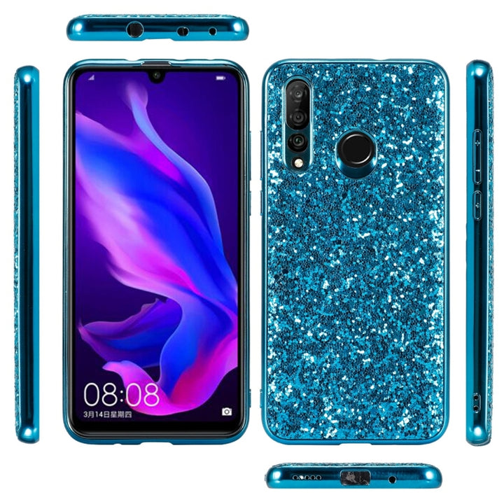 Glitter Powder Shockproof TPU Protective Case for Huawei Nova 4, For Huawei Nova 4