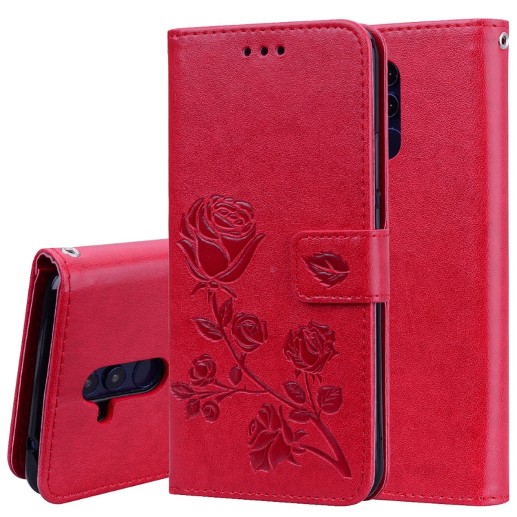 Rose Embossed Horizontal Flip PU Leather Case for Huawei Mate 20 Lite, with Holder & Card Slots & Wallet, For Huawei Mate 20 Lite, Huawei Mate 20 Lite