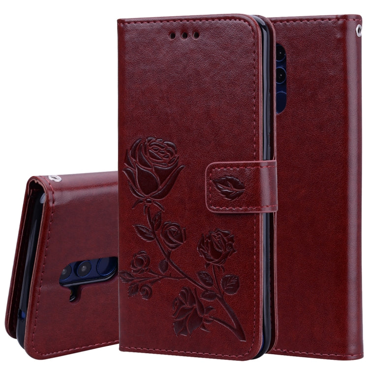 Rose Embossed Horizontal Flip PU Leather Case for Huawei Mate 20 Lite, with Holder & Card Slots & Wallet, For Huawei Mate 20 Lite, Huawei Mate 20 Lite