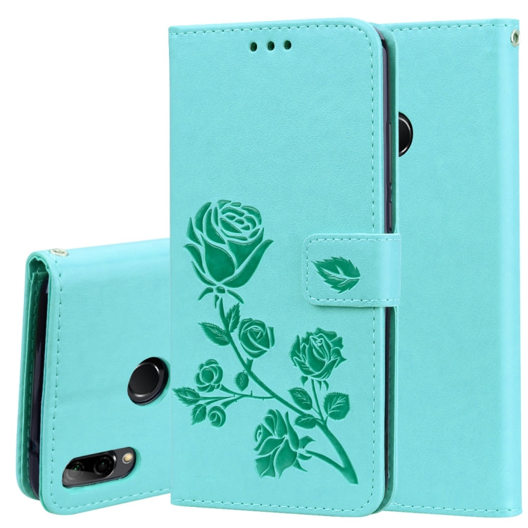 Rose Embossed Horizontal Flip PU Leather Case for Huawei Y9 (2019), with Holder & Card Slots & Wallet, For Huawei Y9 (2019), Huawei Y9 (2019)