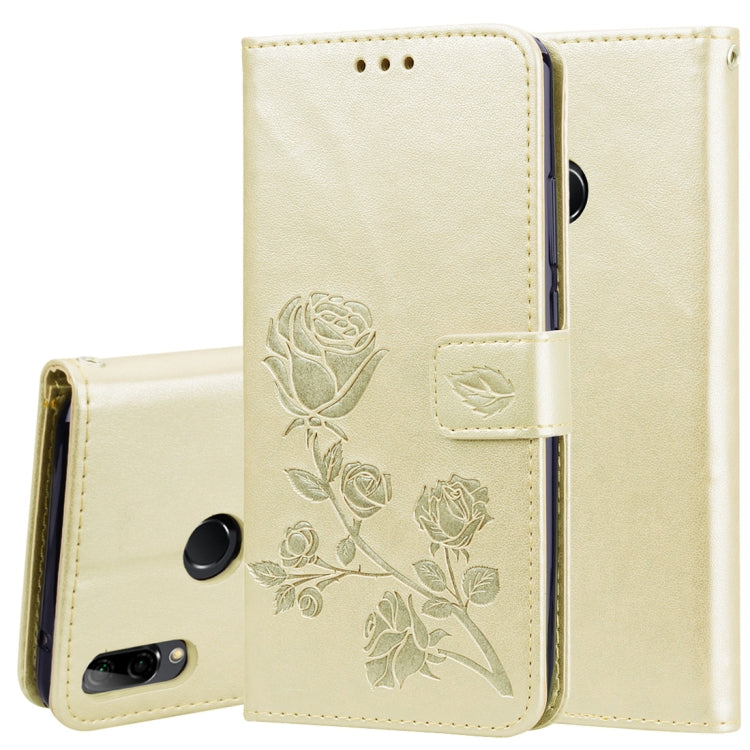 Rose Embossed Horizontal Flip PU Leather Case for Huawei Y9 (2019), with Holder & Card Slots & Wallet, For Huawei Y9 (2019), Huawei Y9 (2019)