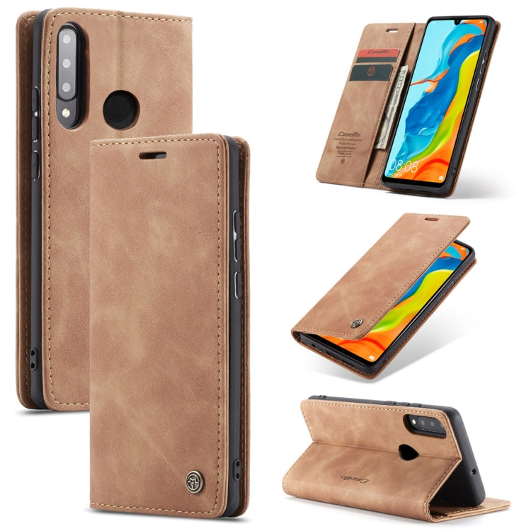 CaseMe-013 Multifunctional Retro Frosted Horizontal Flip Leather Case for Huawei P30 Lite, with Card Slot & Holder & Wallet, For Huawei P30 Lite