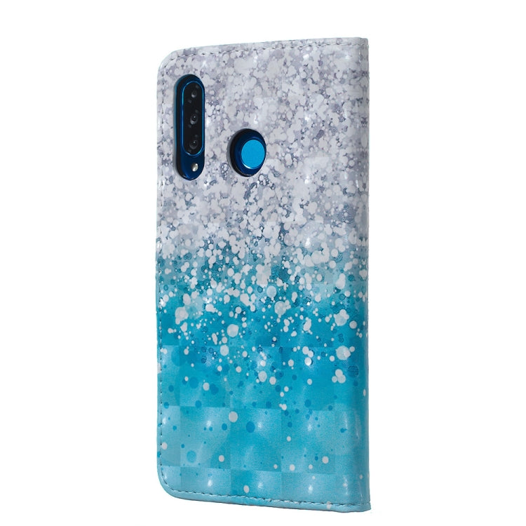 Sea and Sand Pattern 3D Horizontal Flip Leather Case for Huawei P30 Lite, with Holder & Card Slots & Photo Frame & Wallet, Huawei P30 Lite