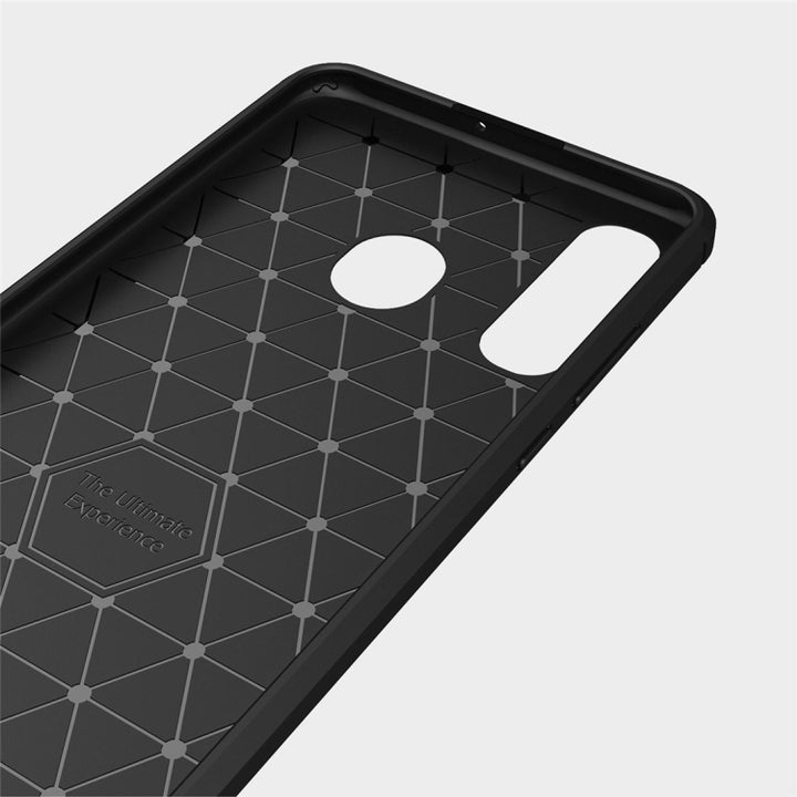 Brushed Texture Carbon Fiber TPU Case for Huawei P30 Lite, Huawei P30 Lite