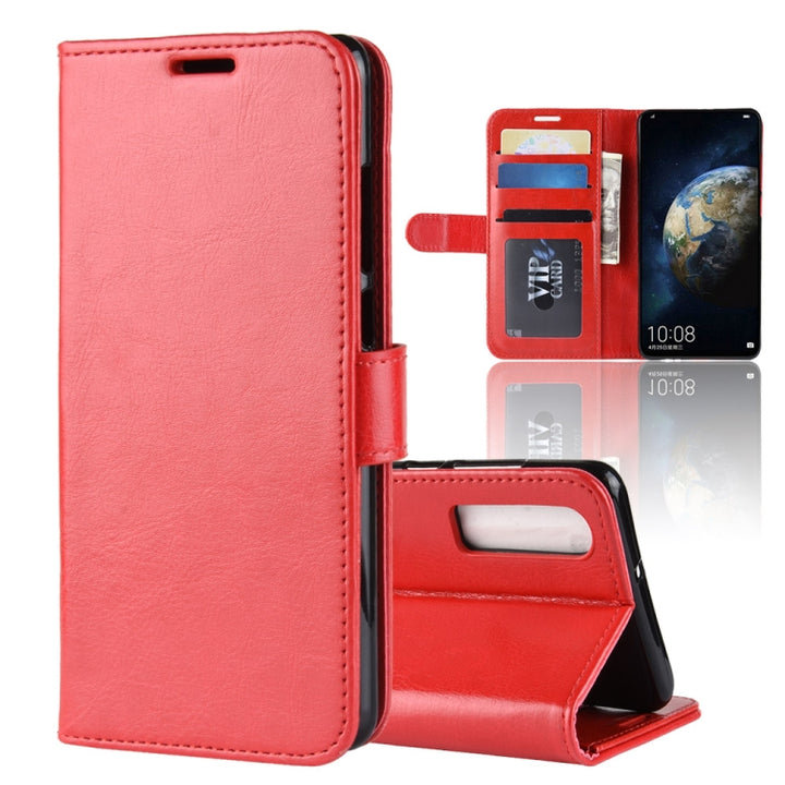 R64 Texture Single Fold Horizontal Flip Leather Case for Huawei P30, with Holder & Card Slots & Wallet, For Huawei P30