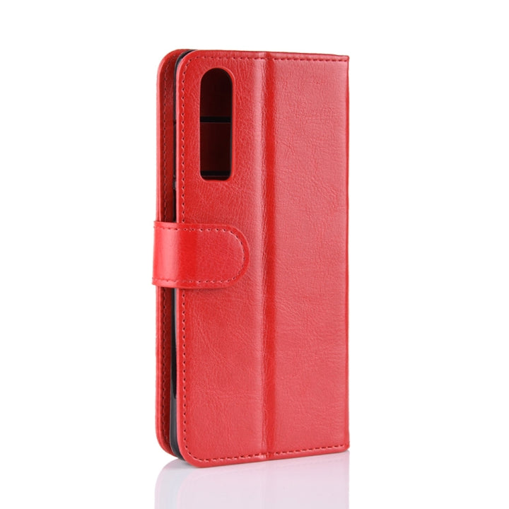 R64 Texture Single Fold Horizontal Flip Leather Case for Huawei P30, with Holder & Card Slots & Wallet, For Huawei P30