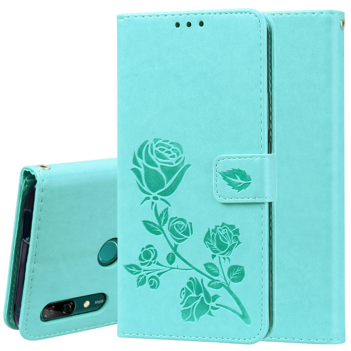 Rose Embossed Horizontal Flip PU Leather Case for Huawei P Smart Z, with Holder & Card Slots & Wallet, For Huawei P Smart Z