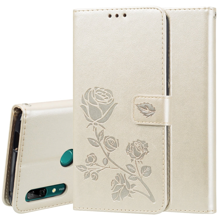 Rose Embossed Horizontal Flip PU Leather Case for Huawei P Smart Z, with Holder & Card Slots & Wallet, For Huawei P Smart Z