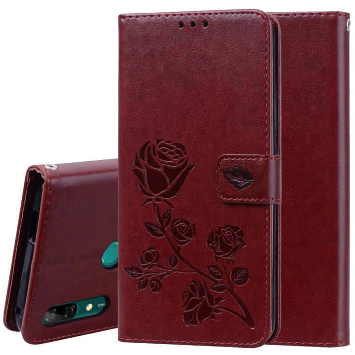 Rose Embossed Horizontal Flip PU Leather Case for Huawei P Smart Z, with Holder & Card Slots & Wallet, For Huawei P Smart Z