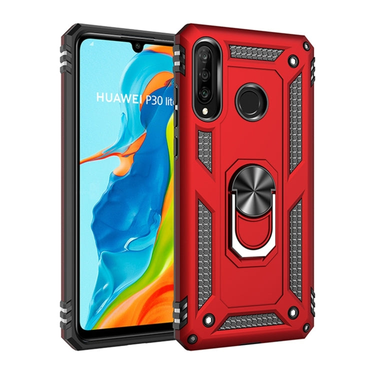 Armor Shockproof TPU + PC Protective Case for Huawei P30 Lite, with 360 Degree Rotation Holder, For Huawei P30 Lite