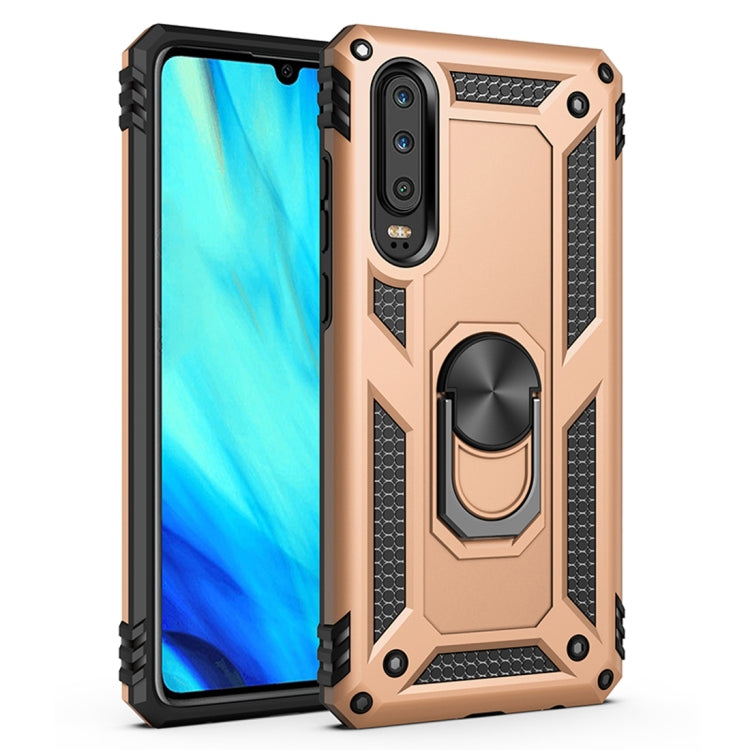 Armor Shockproof TPU + PC Protective Case for Huawei P30, with 360 Degree Rotation Holder, For Huawei P30