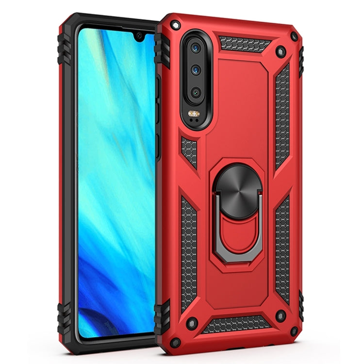 Armor Shockproof TPU + PC Protective Case for Huawei P30, with 360 Degree Rotation Holder, For Huawei P30