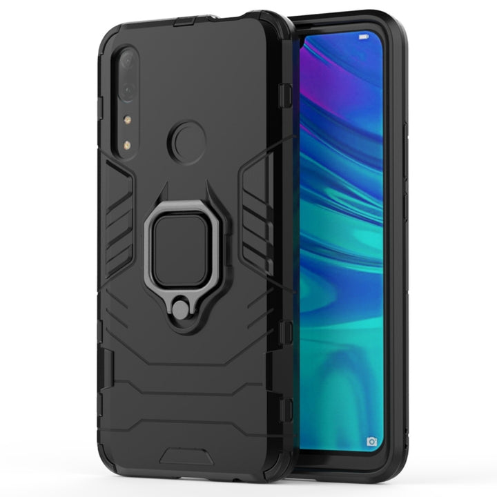 PC + TPU Shockproof Protective Case for Huawei P Smart Z / Y9 Prime (2019), with Magnetic Ring Holder, For Huawei P Smart Z / Y9 Prime (2019)