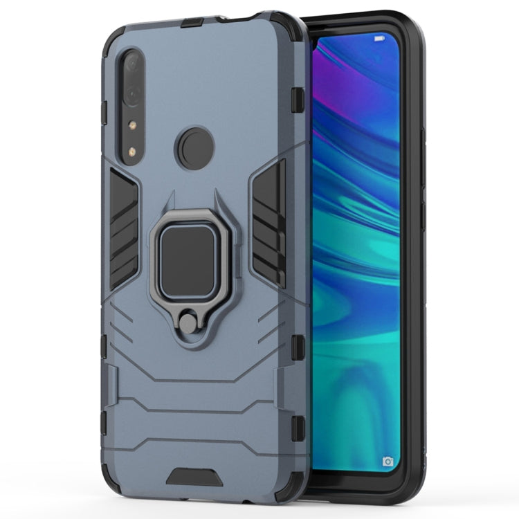 PC + TPU Shockproof Protective Case for Huawei P Smart Z / Y9 Prime (2019), with Magnetic Ring Holder, For Huawei P Smart Z / Y9 Prime (2019)