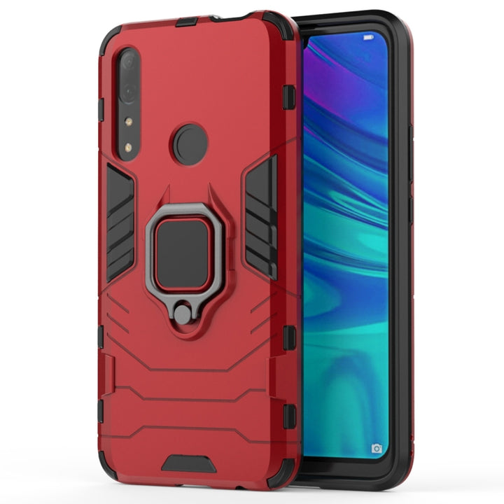 PC + TPU Shockproof Protective Case for Huawei P Smart Z / Y9 Prime (2019), with Magnetic Ring Holder, For Huawei P Smart Z / Y9 Prime (2019)