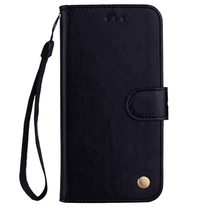 Business Style Oil Wax Texture Horizontal Flip Leather Case for Huawei P Smart / Enjoy 7S, with Holder & Card Slots & Wallet, For Huawei Enjoy 7S, For Huawei P Smart / Enjoy 7S