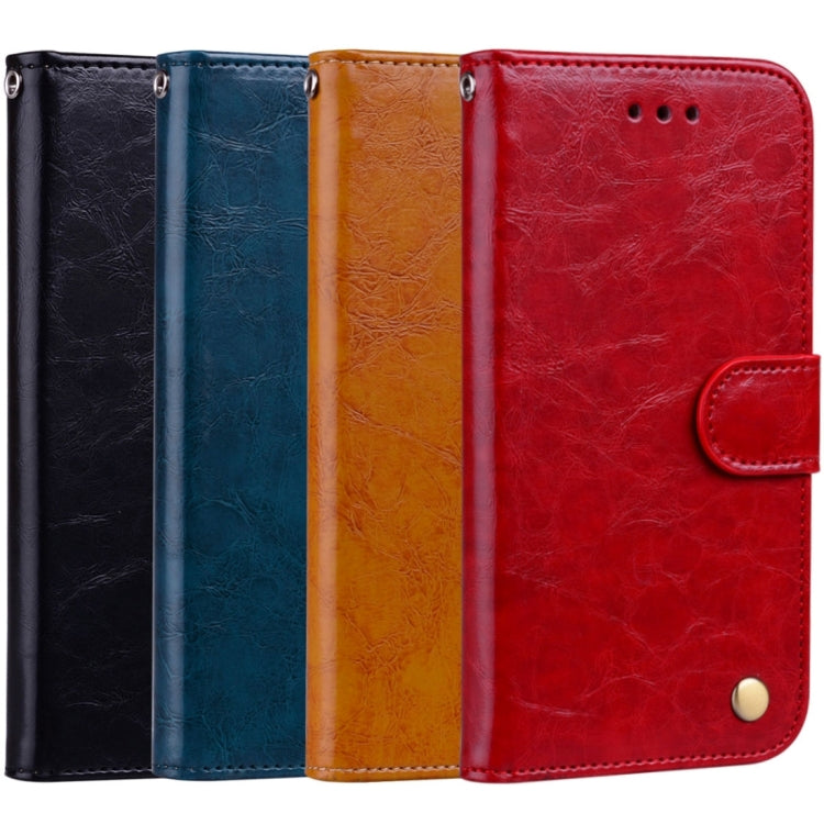 Business Style Oil Wax Texture Horizontal Flip Leather Case for Huawei P Smart / Enjoy 7S, with Holder & Card Slots & Wallet, For Huawei Enjoy 7S, For Huawei P Smart / Enjoy 7S