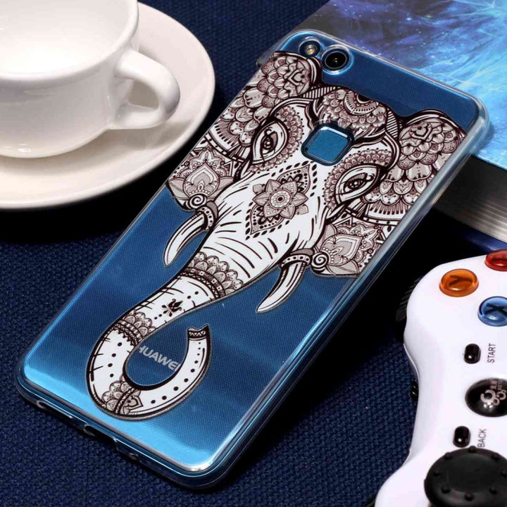 For Huawei  P10 Lite Embossment Tribal Owl Pattern Soft TPU Protective Case, For Huawei P10 Lite, For P10 Lite