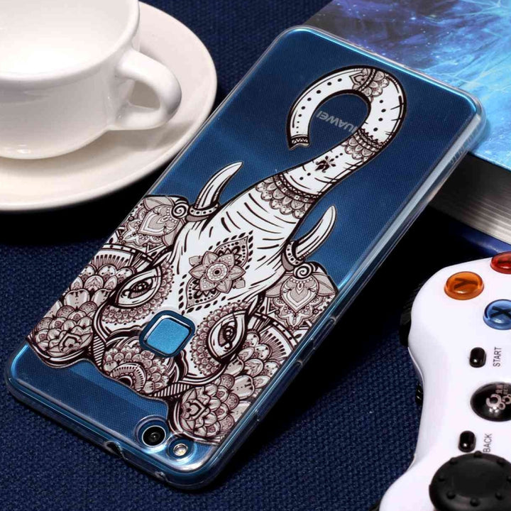 For Huawei  P10 Lite Embossment Tribal Owl Pattern Soft TPU Protective Case, For Huawei P10 Lite, For P10 Lite