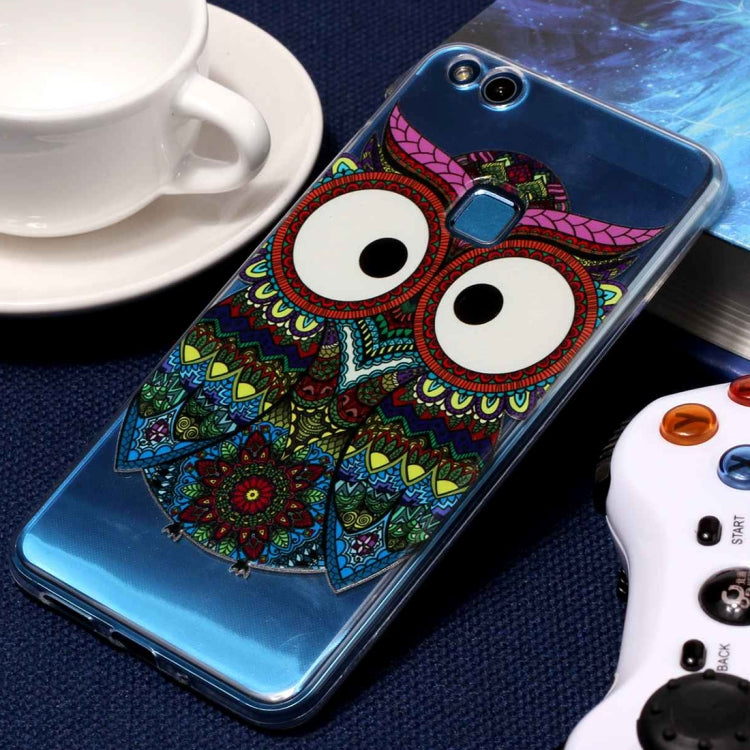 For Huawei  P10 Lite Embossment Tribal Owl Pattern Soft TPU Protective Case, For Huawei P10 Lite, For P10 Lite