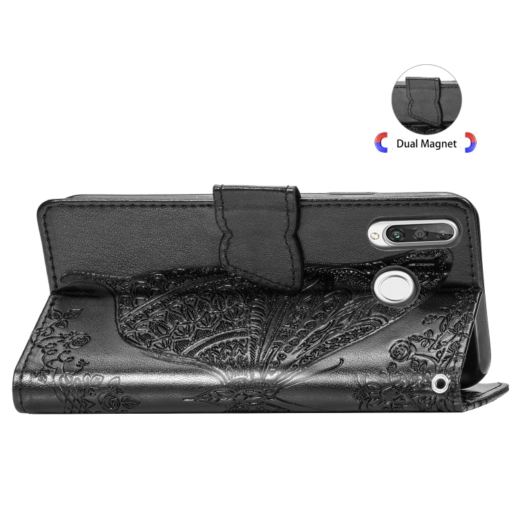 Butterfly Love Flowers Embossing Horizontal Flip Leather Case for Huawei P30 Lite / Nova 4e, with Holder & Card Slots & Wallet & Lanyard, For Huawei P30 Lite / Nova 4e