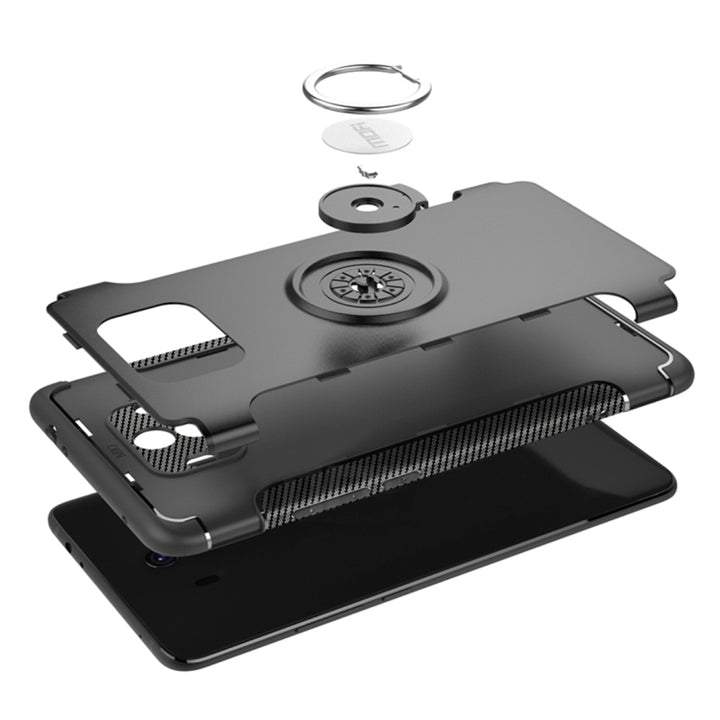 MOFI for  Mysterious Series Huawei Mate 10 Shockproof Protective Back Cover Case with Magnetic Rotatable Ring Holder , For Mate 10