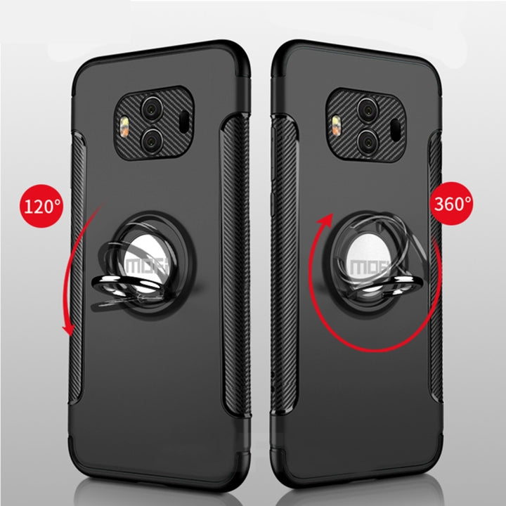 MOFI for  Mysterious Series Huawei Mate 10 Shockproof Protective Back Cover Case with Magnetic Rotatable Ring Holder , For Mate 10