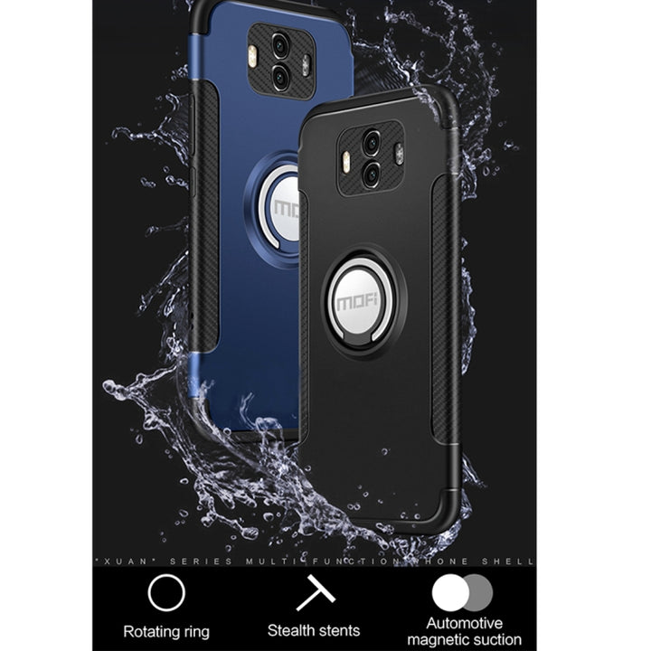 MOFI for  Mysterious Series Huawei Mate 10 Shockproof Protective Back Cover Case with Magnetic Rotatable Ring Holder , For Mate 10