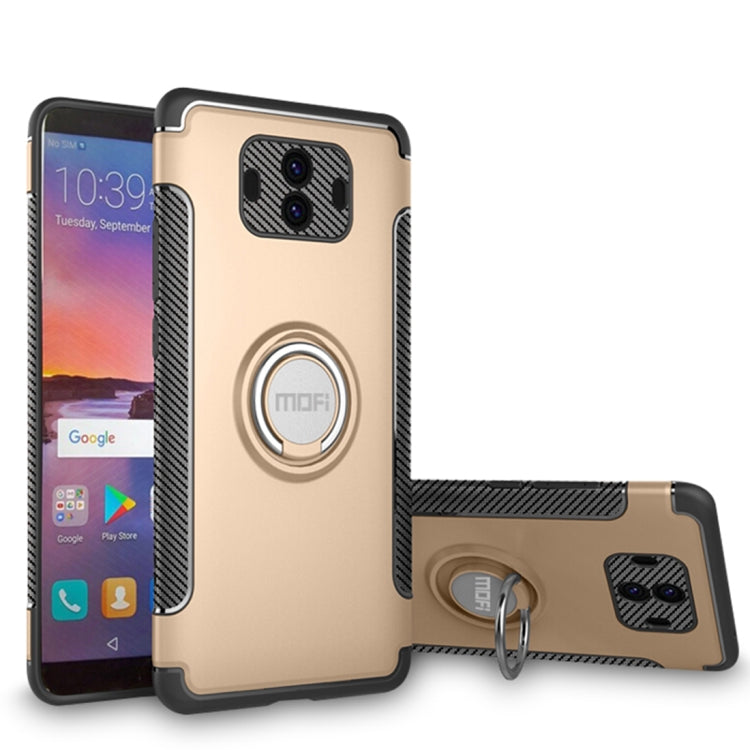 MOFI for  Mysterious Series Huawei Mate 10 Shockproof Protective Back Cover Case with Magnetic Rotatable Ring Holder , For Mate 10