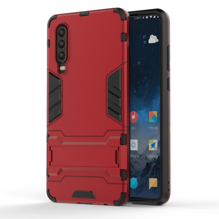 Shockproof PC + TPU Case for Huawei P30, with Holder, For Huawei P30