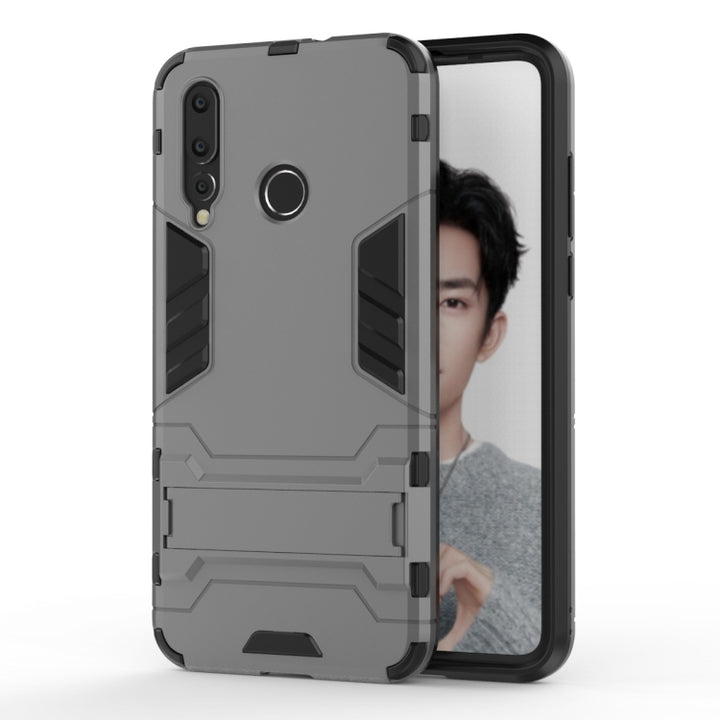 Shockproof PC + TPU Case for Huawei Nova 4, with Holder, For Nova 4, For Huawei Nova 4