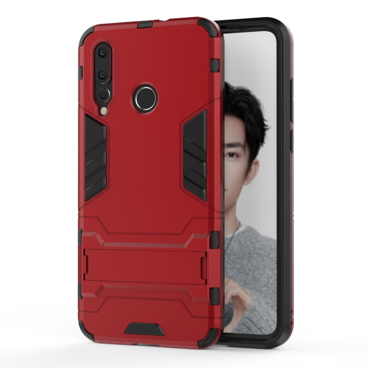 Shockproof PC + TPU Case for Huawei Nova 4, with Holder, For Nova 4, For Huawei Nova 4