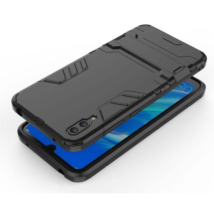 Shockproof PC + TPU Case for Huawei Enjoy 9, with Holder, For Huawei Enjoy 9