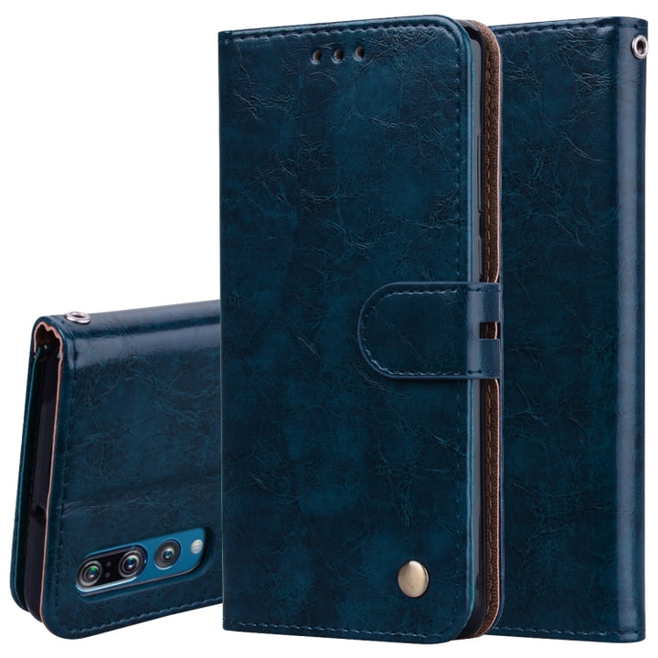 Business Style Oil Wax Texture Horizontal Flip Leather Case for Huawei P30, with Holder & Card Slots & Wallet, For Huawei P30