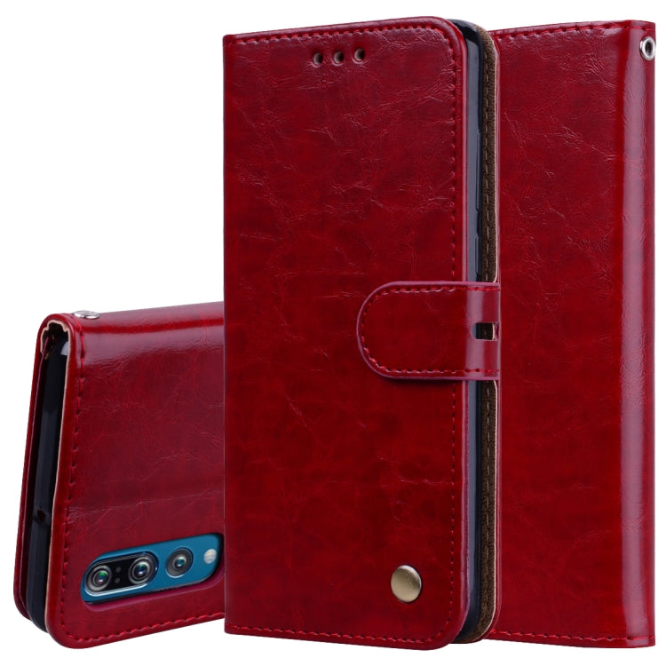 Business Style Oil Wax Texture Horizontal Flip Leather Case for Huawei P30, with Holder & Card Slots & Wallet, For Huawei P30