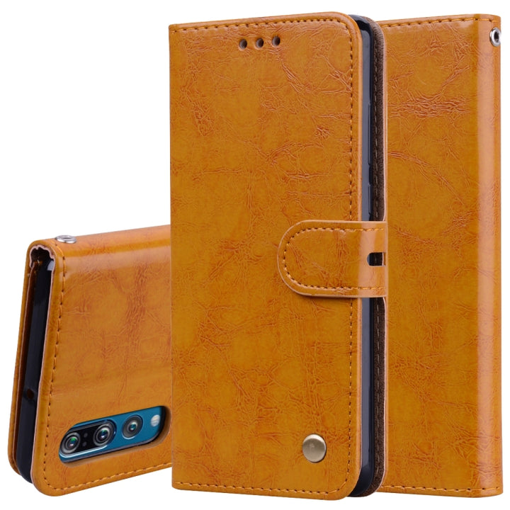 Business Style Oil Wax Texture Horizontal Flip Leather Case for Huawei P30, with Holder & Card Slots & Wallet, For Huawei P30