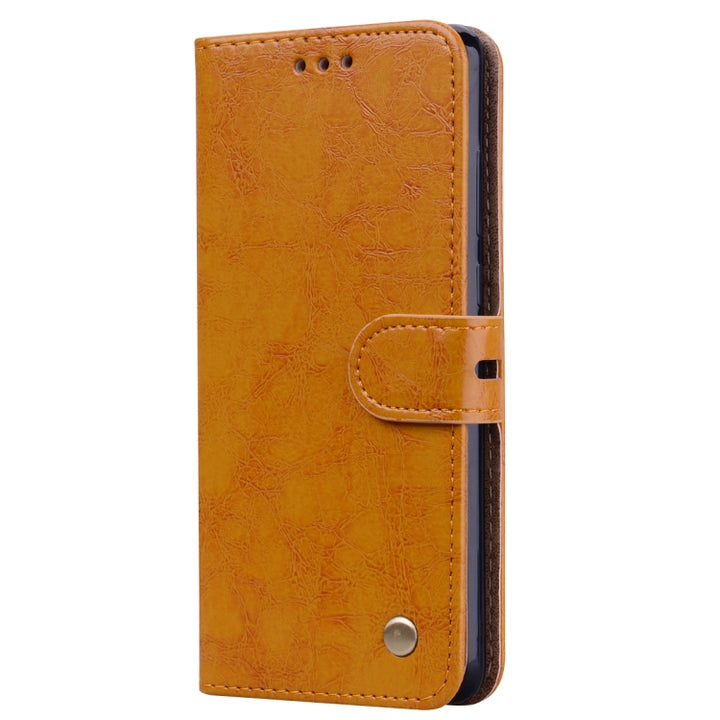 Business Style Oil Wax Texture Horizontal Flip Leather Case for Huawei P30, with Holder & Card Slots & Wallet, For Huawei P30