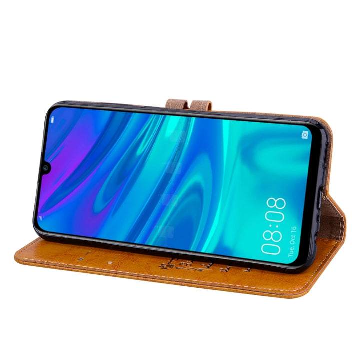 Business Style Oil Wax Texture Horizontal Flip Leather Case for Huawei P Smart 2019, with Holder & Card Slots & Wallet, For Huawei P Smart 2019