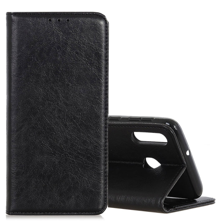 Magnetic Retro Crazy Horse Texture Horizontal Flip Leather Case for Huawei Y6 2019, with Holder & Card Slots & Photo Frame, For Huawei Y6 2019