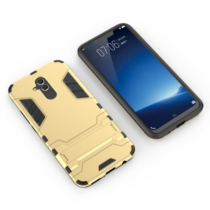 Shockproof PC + TPU Case for Huawei Mate 20 Lite, with Holder, For Huawei Mate 20 Lite