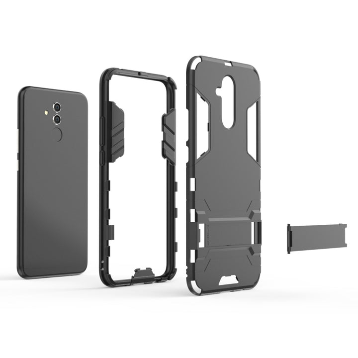 Shockproof PC + TPU Case for Huawei Mate 20 Lite, with Holder, For Huawei Mate 20 Lite